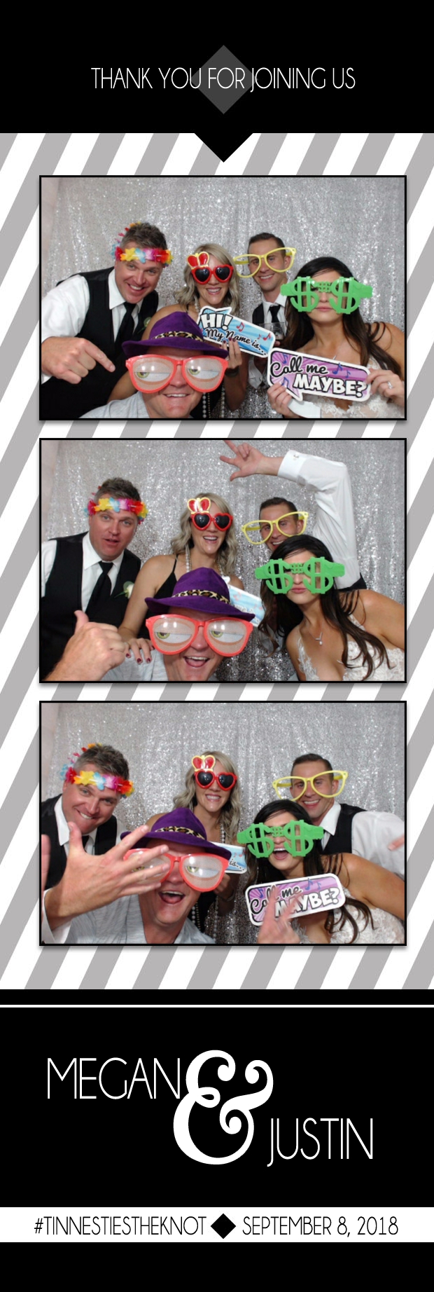 Megan and Justin's Wedding | View more photos from the event at gallery.photoboothbillings.com/u/PhotoBoothBillings/Megan-and-Justins-Wedding